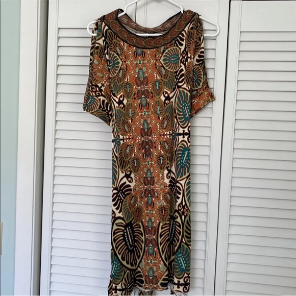 Fuzzi Jean Paul Gautier Dress Tunic Coverup belted M - Picture 7 of 8